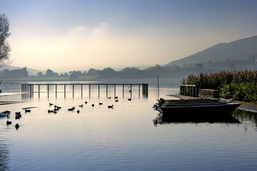 Fototapeta premium llangorse lake