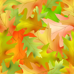 Naklejka na ściany i meble autumnal seamless