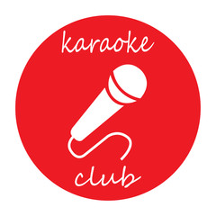 Microphone, karaoke club Vector