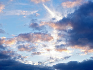 Fototapeta na wymiar clouds on the sky