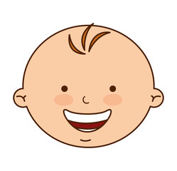 Obraz premium little cute baby icon
