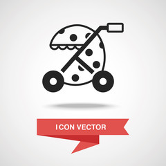 Baby carriages icon