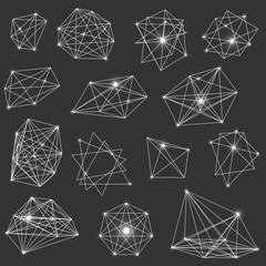 Sacred geometry. Alchemy, religion, philosophy, spirituality, hipster symbols and elements.