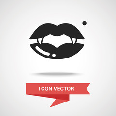 Halloween mouth icon