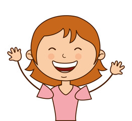 cute mother character icon