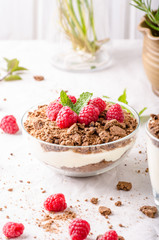 Cheesecake in glass
