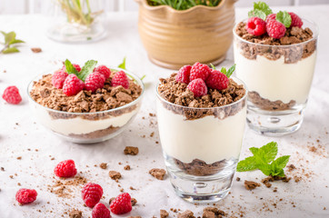 Cheesecake in glass
