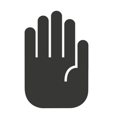 hand human silhouette icon
