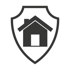 shield isolated insurance icon