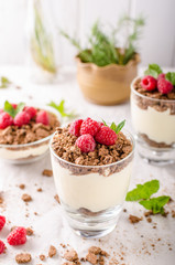 Cheesecake in glass