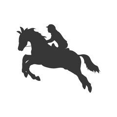 Fototapeta na wymiar horse animal ridding silhouette sport hobby icon. Isolated and flat illustration. Vector graphic