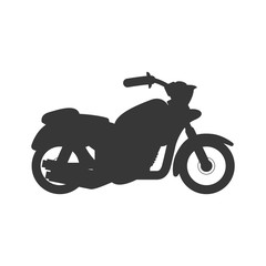 Obraz premium motorcycle motor motorbike transportation icon. Isolated and flat illustration. Vector graphic