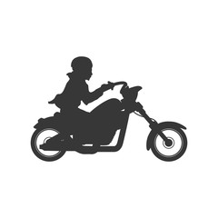 Fototapeta premium motorcycle motor motorbike transportation icon. Isolated and flat illustration. Vector graphic