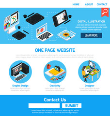 Graphic Design Template For Website
