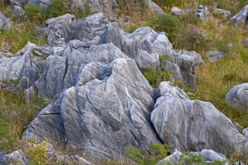 Eroded rocks