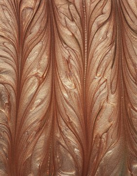 Metallic nail polish