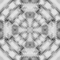 Kaleidoscopic low poly rhomb style vector mosaic background