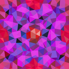 Kaleidoscopic low poly triangle style vector mosaic background