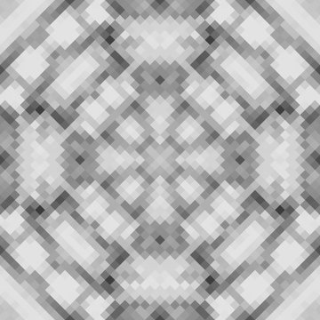 Kaleidoscopic low poly rhomb style vector mosaic background © pandawild
