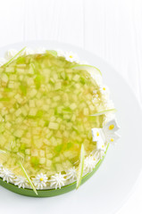 Lemon and apple cake