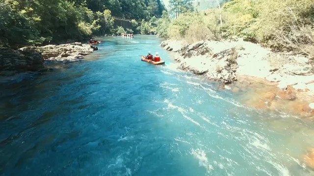Canoeing on the Grande Nive river