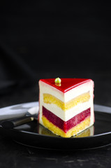 Strawberry mousse cake