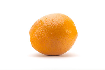 Orange on a white background