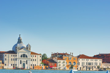 Fototapeta premium View at San Giorgio Maggiore island, Venice, Veneto, Italy