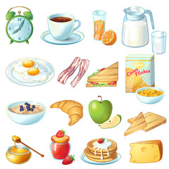 Breakfast Icon Set