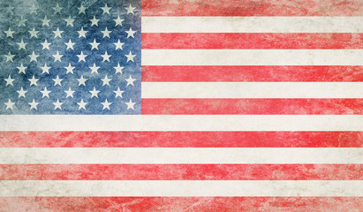 Fototapeta premium Grunge USA Flag