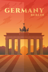 Germany. Vector poster. © Red Monkey