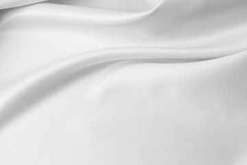 Naklejka premium White silk