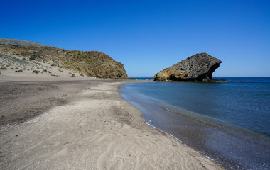 Monsul Beach in Cabo de Gata-Nijar Natural Park, Spain