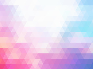 Fototapeta premium Abstract colorful pastel tone mosaic background