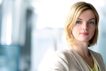 The Beautiful smiling business woman  portrait.