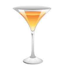 cocktail glass isolated icon