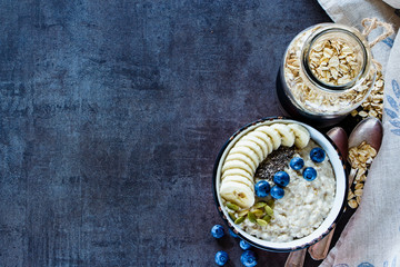 Home made oatmeal porridge