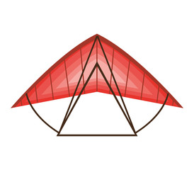 paraglinding extreme sport icon