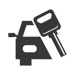 car vehicle keys icon