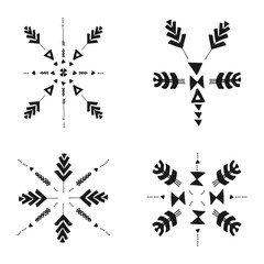 Naklejka premium Etnic Tribal Elements