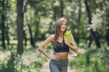 beautiful sporty girl