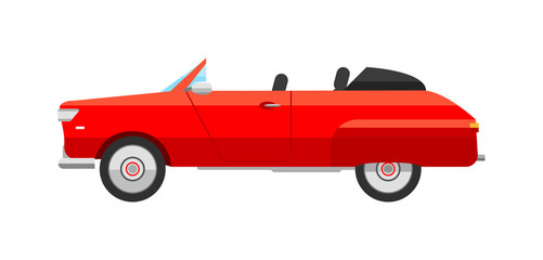Retro car vector vehicle