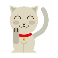 cat luck culture asian icon