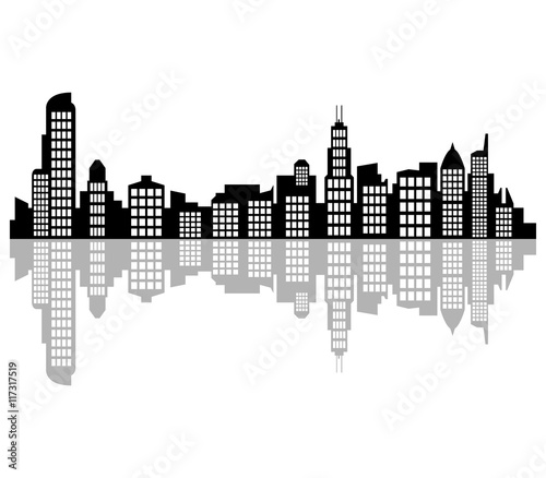 "chicago skyline" Stock image and royalty-free vector files on Fotolia