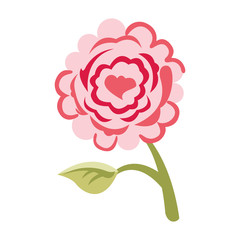 flower floral nature icon