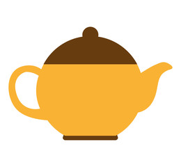 teapot kitchen isolated icon
