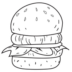 Big Burger Doodle