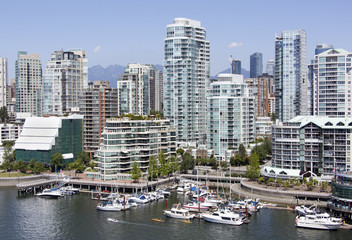 Naklejka premium Vancouver's Marina