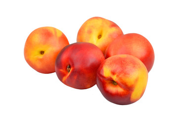 Red ripe nectarine