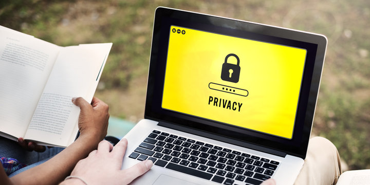 Lock Icon Password Protected Graphic Concept